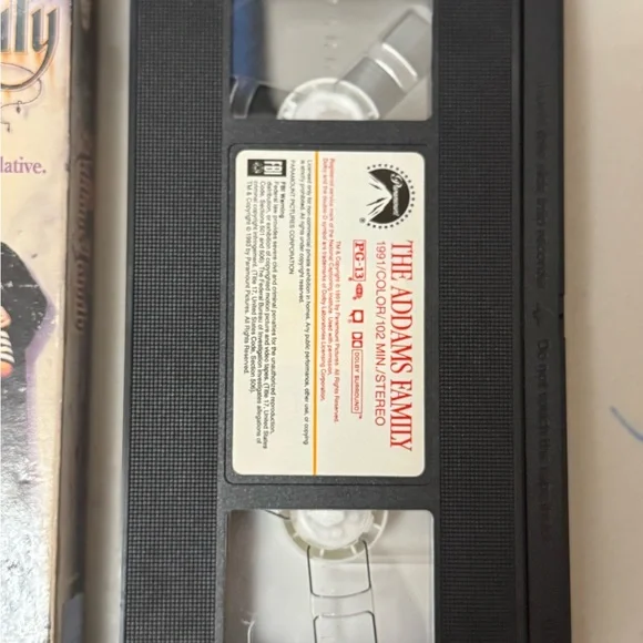 The Addams Family VHS Tape bundle of 5 VHS - Picture 14 of 16